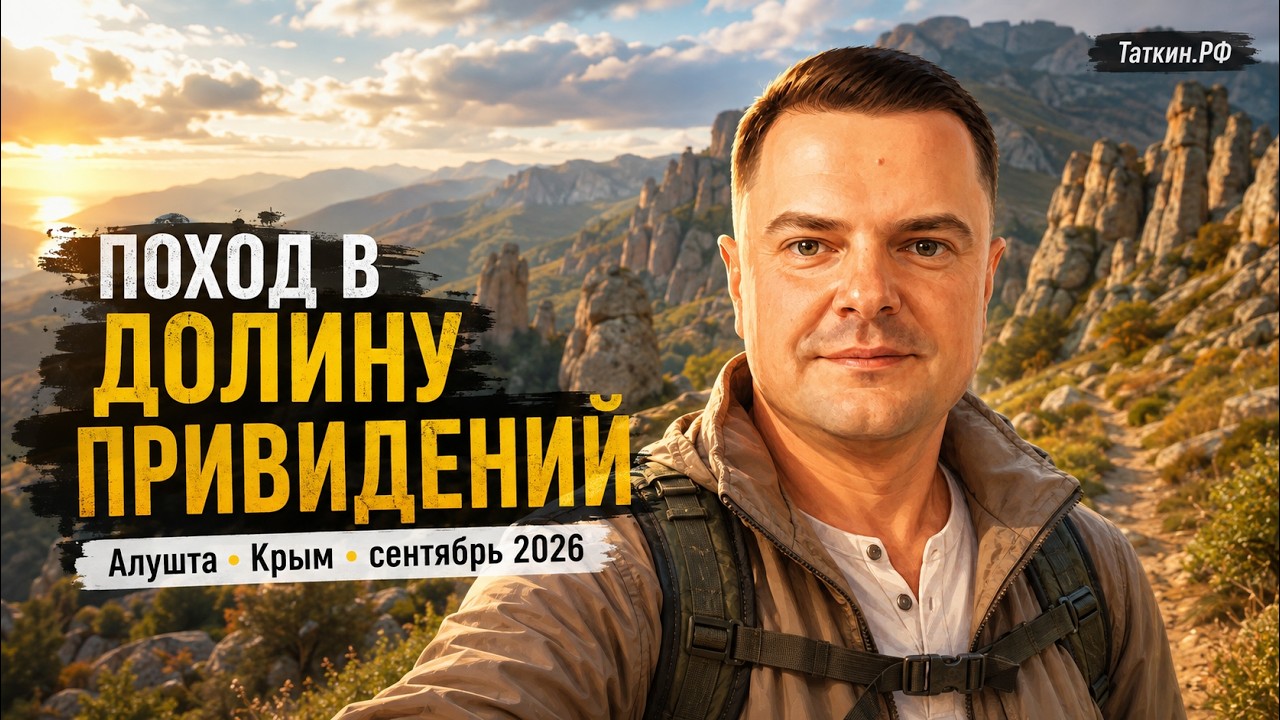 Обложка видео «Поход в Долину привидений (Алушта) 👻⛰️ | Крым сентябрь 2026»